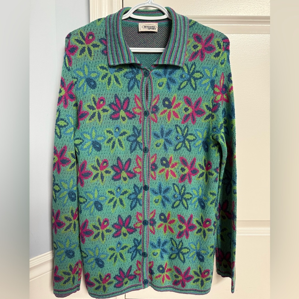 Missoni Sport Colorful Knit Top